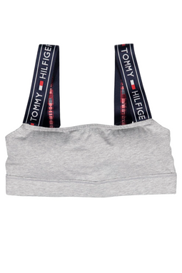 Tommy Hilfiger Women Authentic Logo Bralette Grey