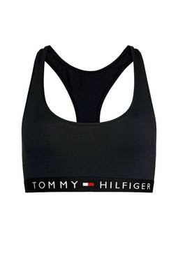Tommy Hilfiger Women Essential Logo Bralette Black - Luxivo 