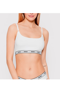 Hugo Boss Women Logo Bralette 2-Pack White
