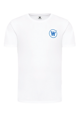 Wood Wood AA Circle Logo Tee White